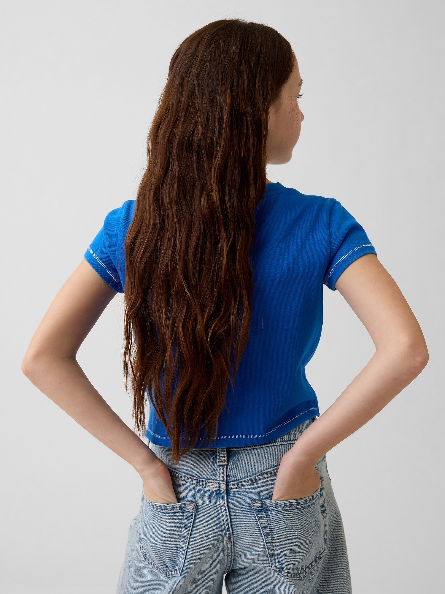 Детские футболки Gap Get Blue Kids Graphic T-Shirt — фото 2