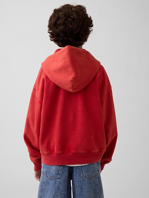 Image number 3 showing, Kids VintageSoft Relaxed Logo Zip Hoodie