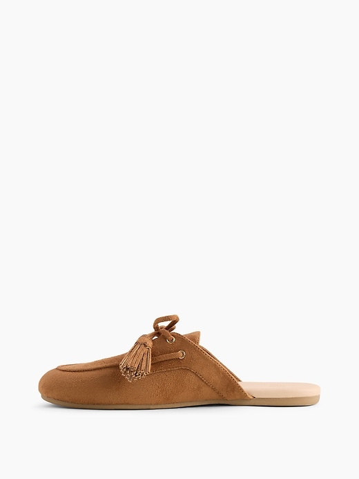 Image number 4 showing, Vegan Suede Tassel Moc Mules