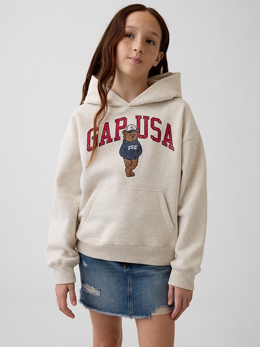 Image number 2 showing, Kids VintageSoft Relaxed Brannan Bear Logo Hoodie