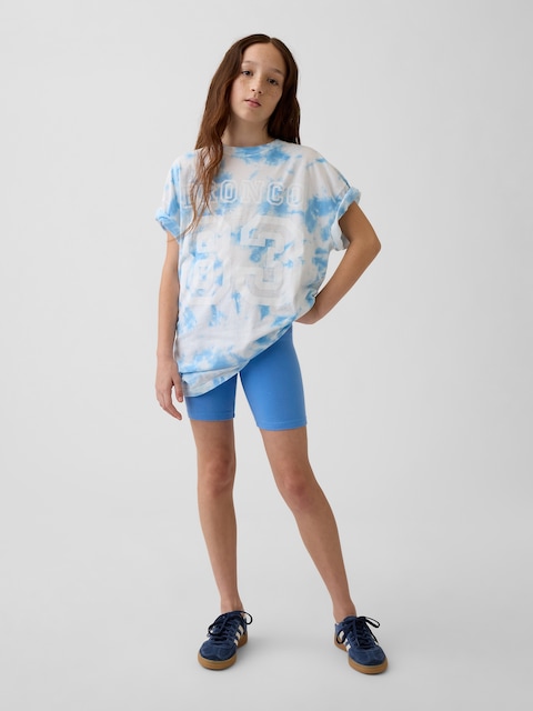 Kids Foldover Bike Shorts