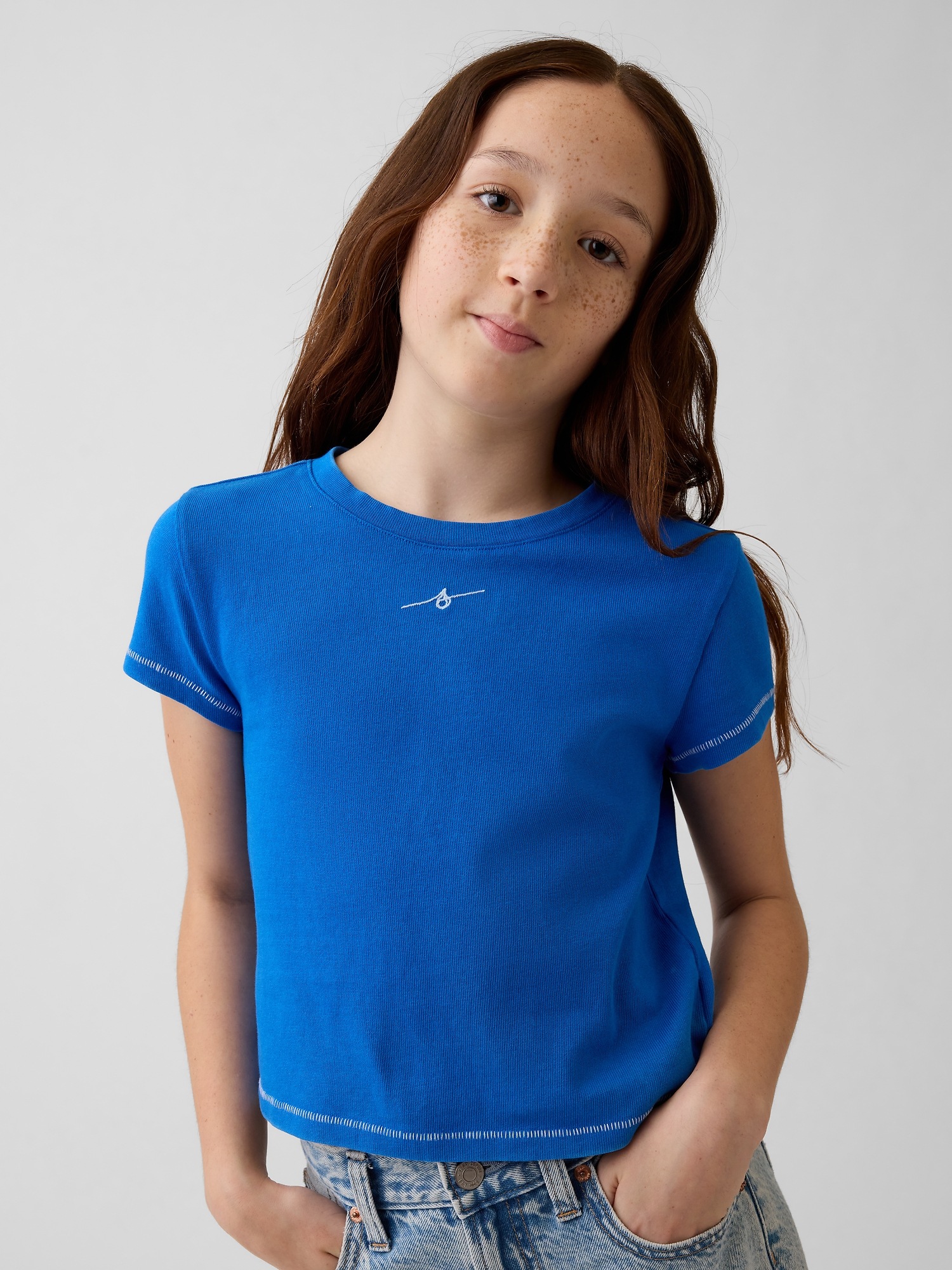 Детские футболки Gap Get Blue Kids Graphic T-Shirt