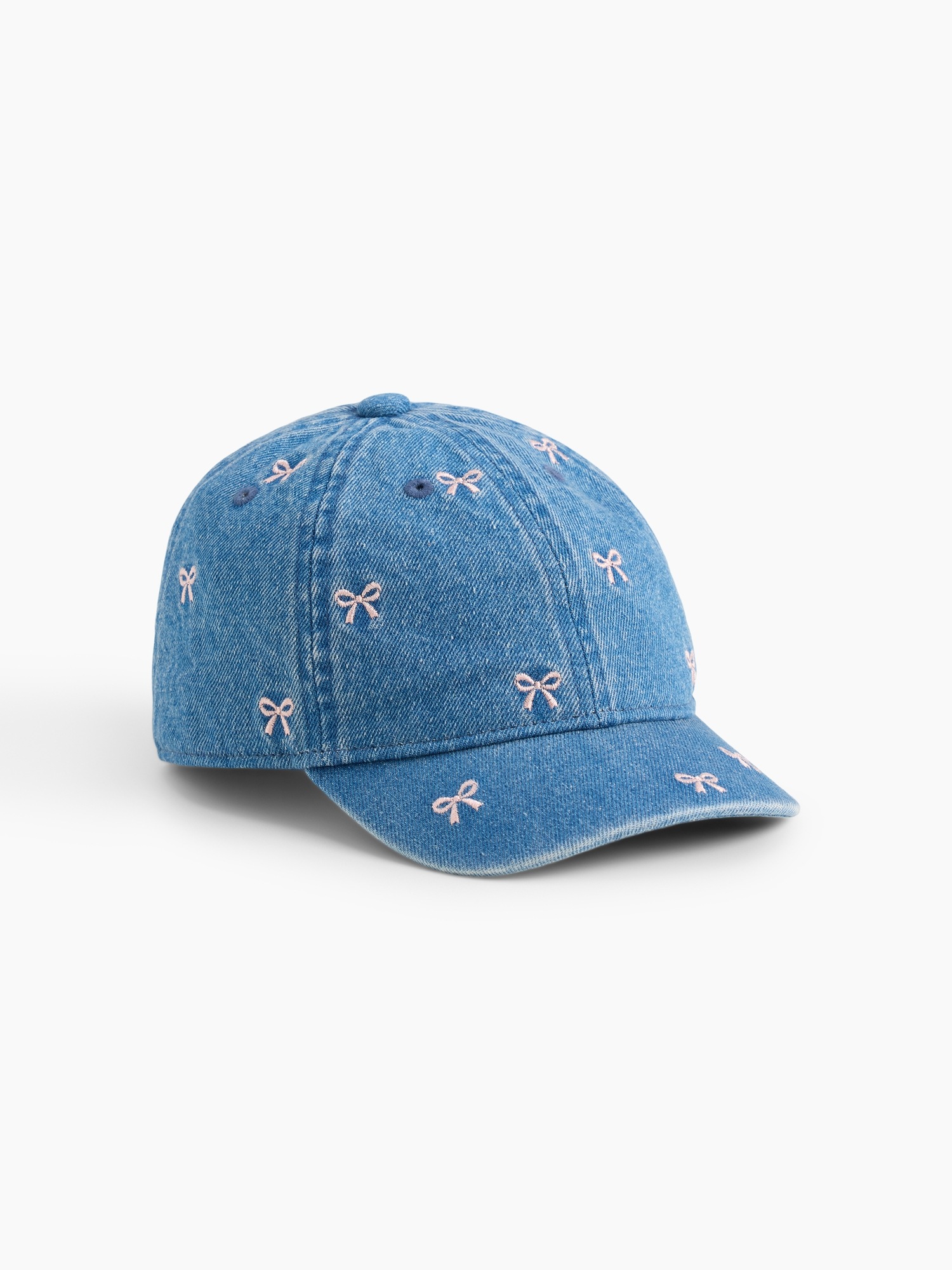 Детская бейсболка Gap Denim Bow джинсовая с бантом