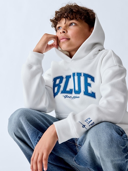 Image number 7 showing, Get Blue Kids VintageSoft Relaxed Hoodie