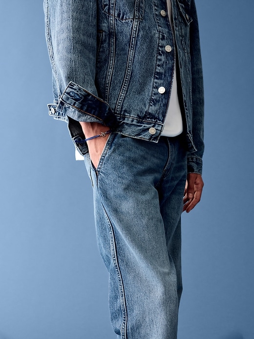 Image number 8 showing, Get Blue Relaxed Icon Denim Jacket