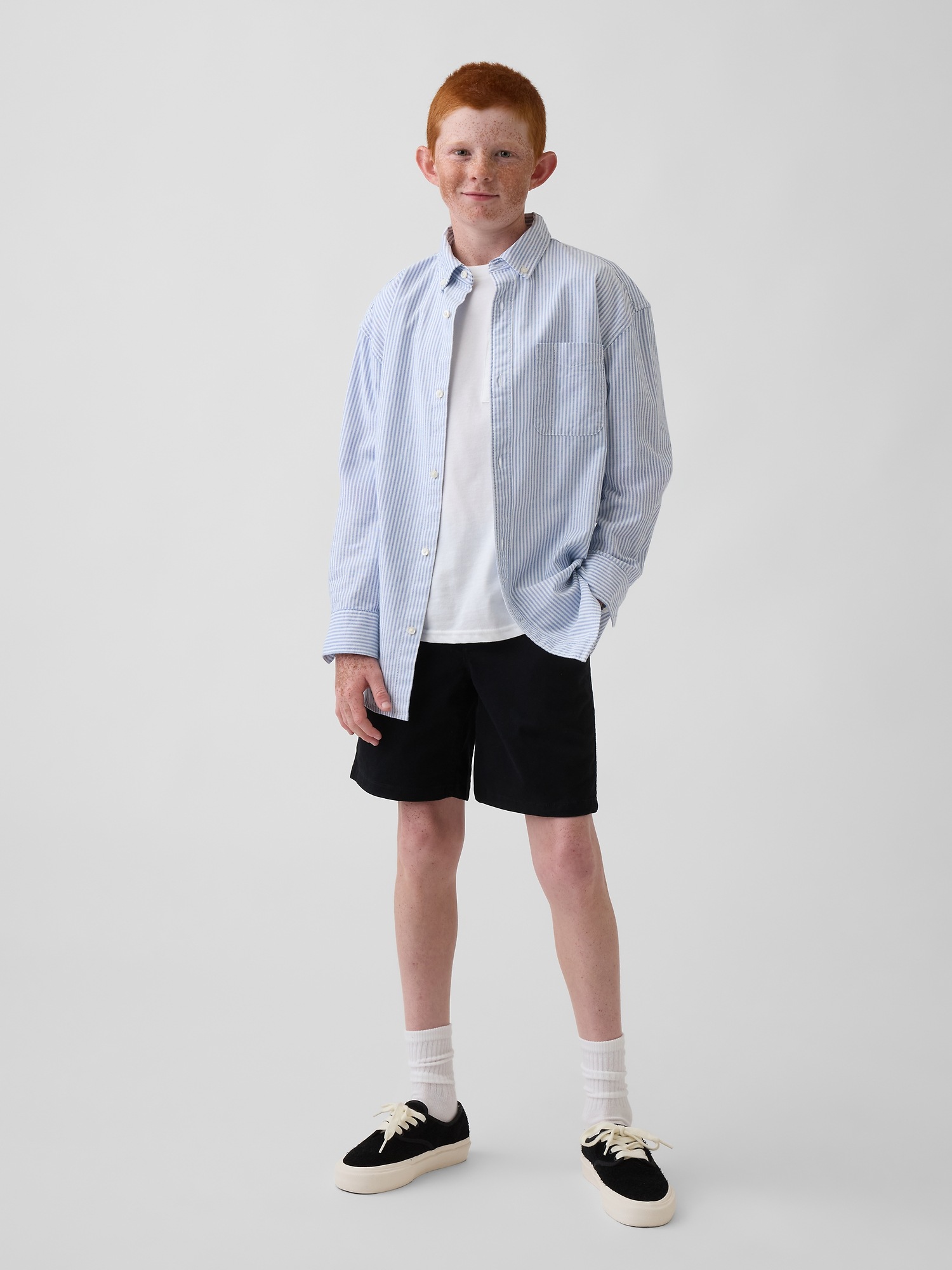 Детские шорты Gap Kids Modern Uniform Khaki Shorts