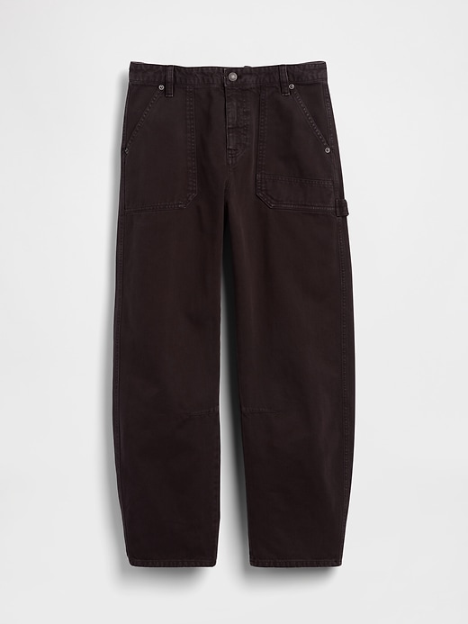 Image number 6 showing, Mid Rise Slim Barrel Utility Pants