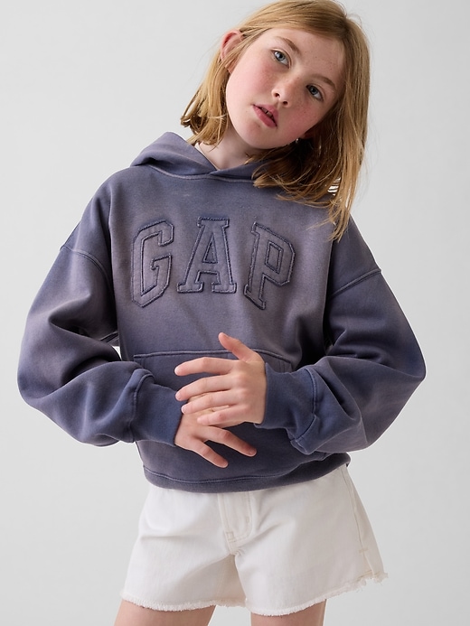 Image number 2 showing, Kids VintageSoft Relaxed Logo Hoodie