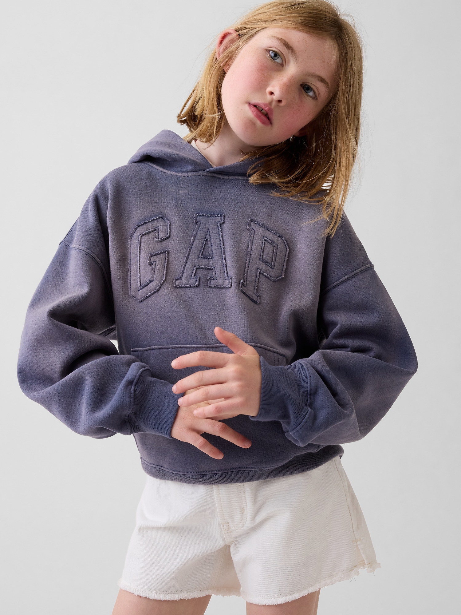 Kids VintageSoft Relaxed Logo Hoodie