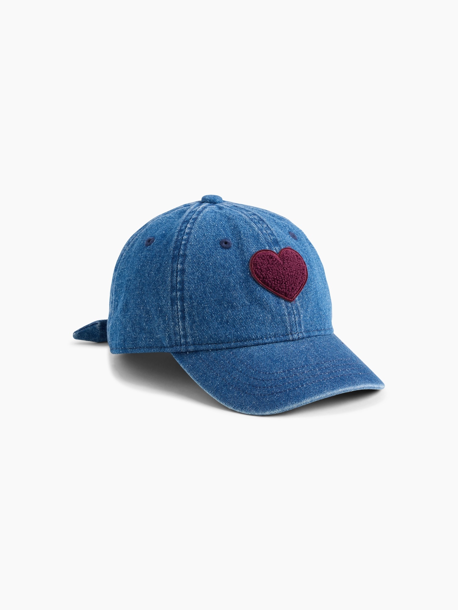 Детские кепки Gap Kids Terry Heart Denim