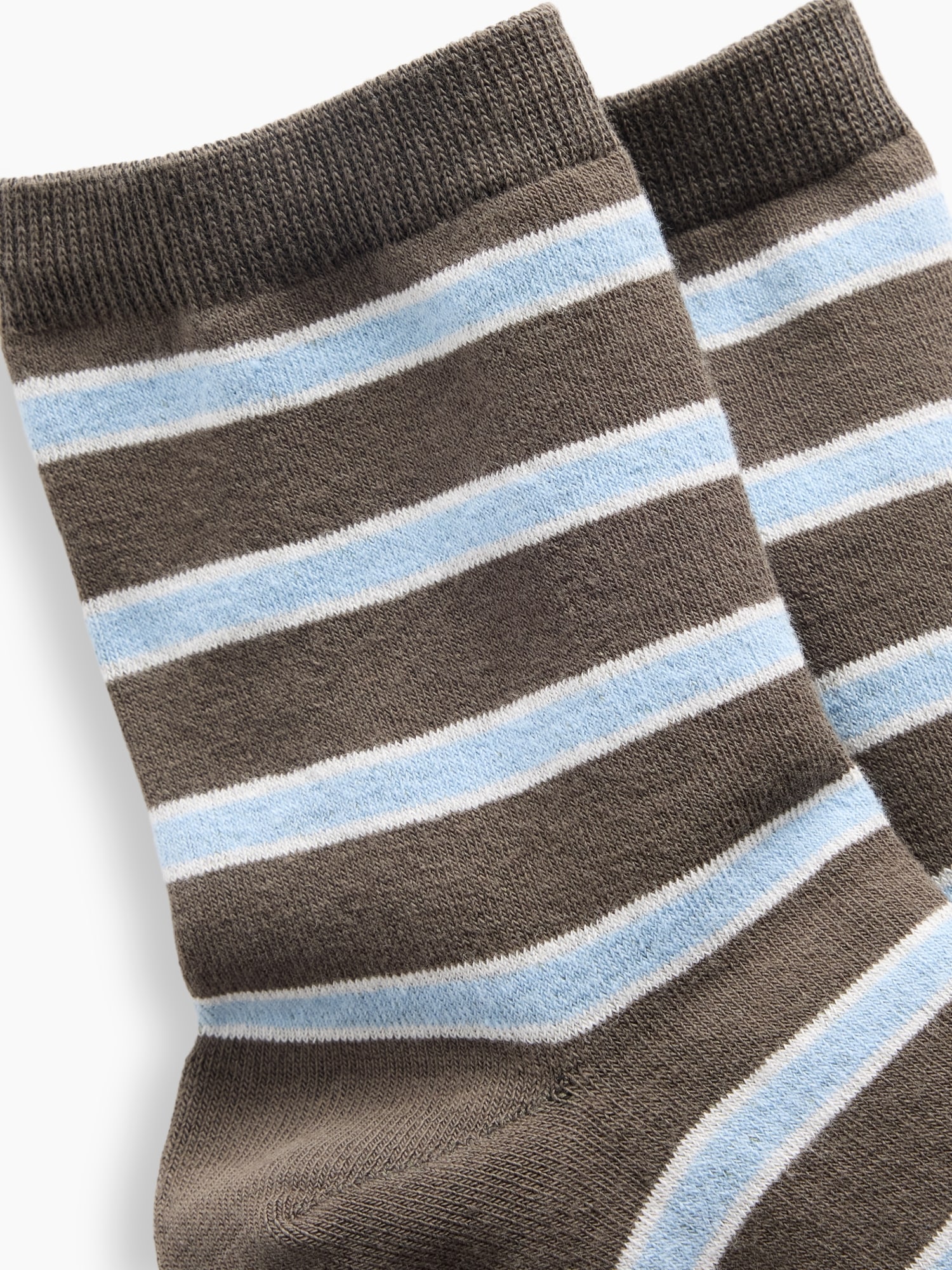 Stripe Half Crew Socks