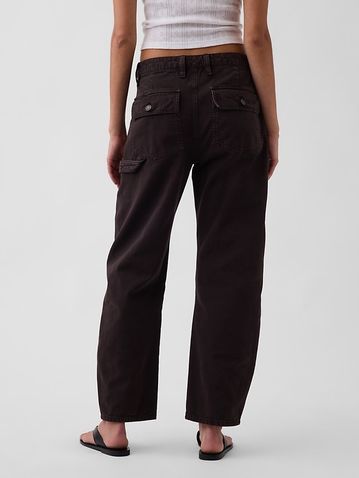 Image number 4 showing, Mid Rise Slim Barrel Utility Pants