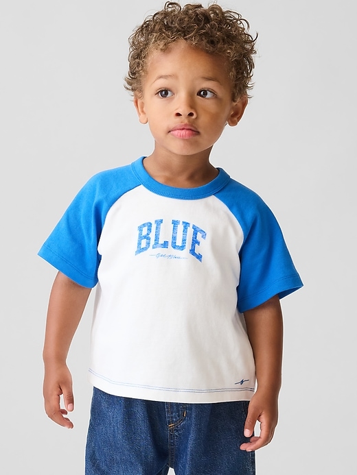 Image number 1 showing, Get Blue Baby & Toddler Raglan T-Shirt