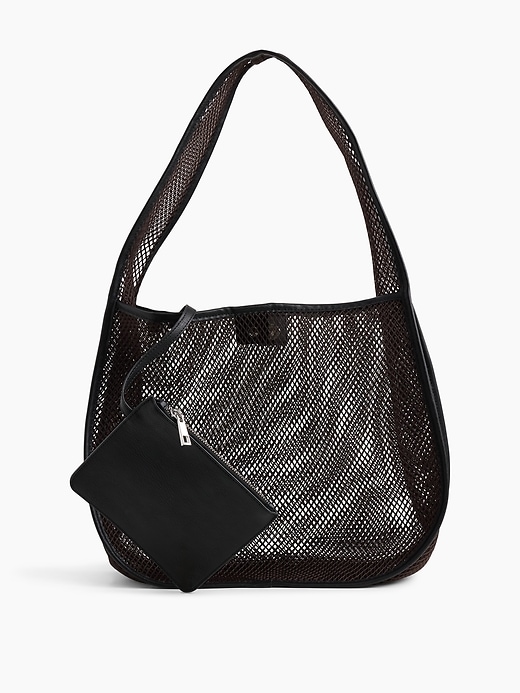 Image number 1 showing, Mesh Hobo Bag