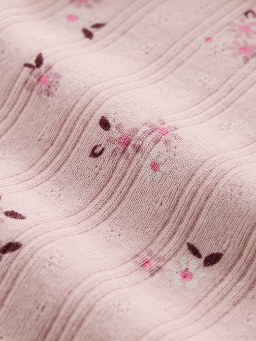 Image number 3 showing, Kids Pointelle Rib Cardigan