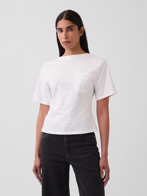 GapStudio Scoop-Back Pocket T-Shirt