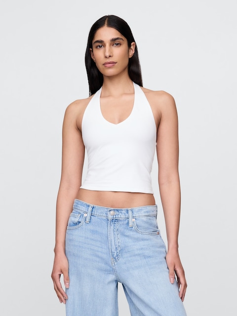 CloseKnit Halter Crop Top