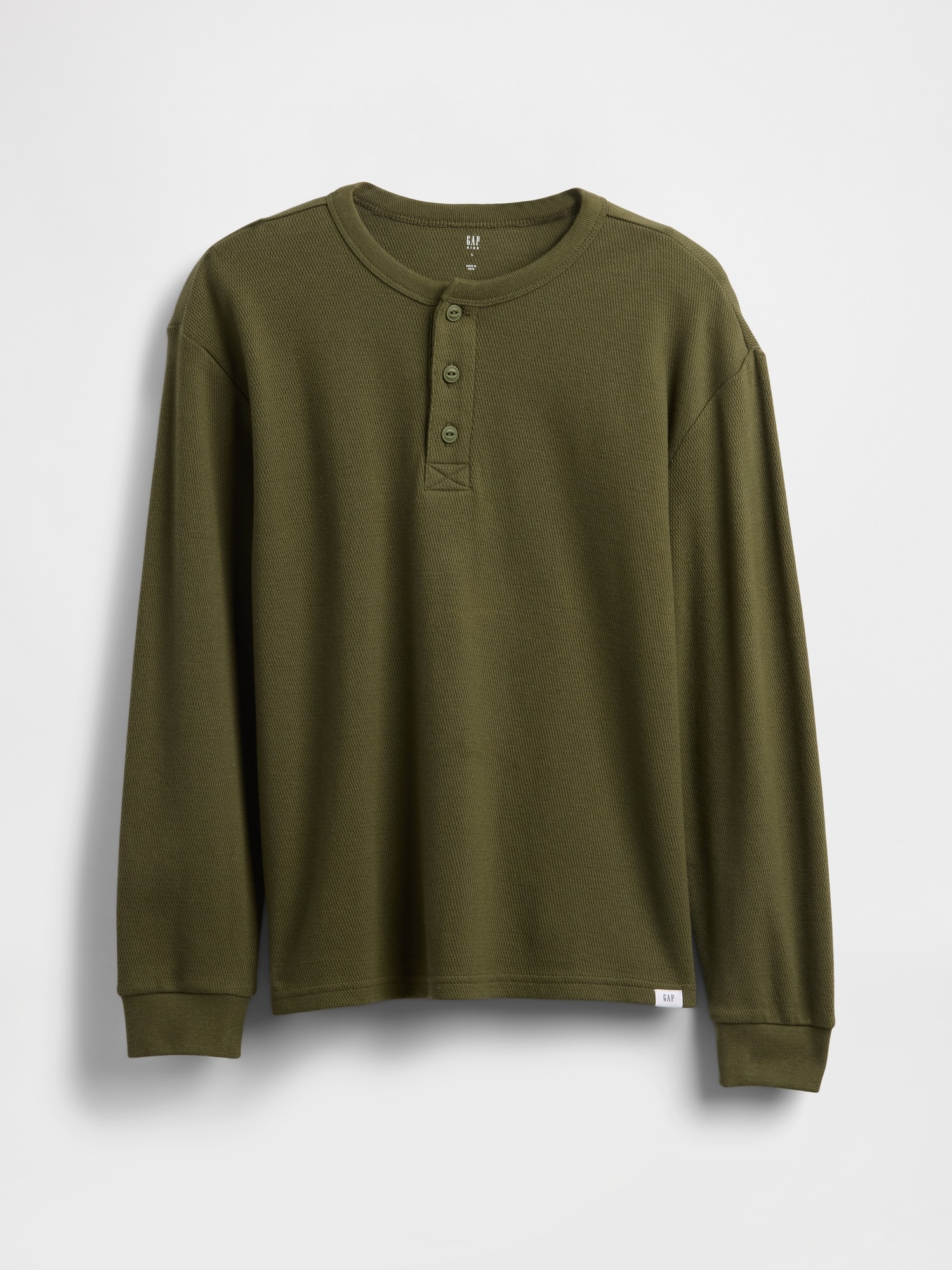 Детские футболки Gap Kids Relaxed Henley T-Shirt