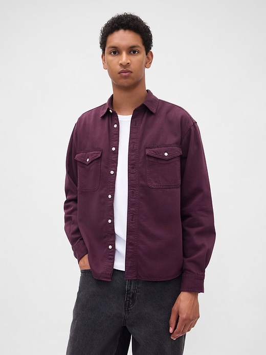 d.i.a.トップス UltraSoft Denim Relaxed Shirt | Gap