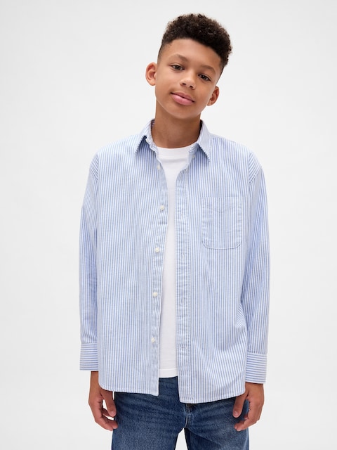 Kids Uniform Relaxed Oxford Shirt