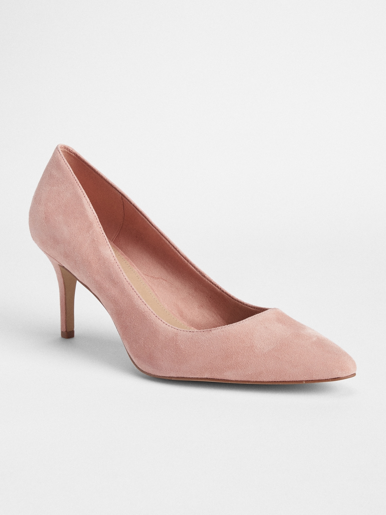 Женские туфли Gap Classic Pumps in Suede, цвет: Пыльный розовый