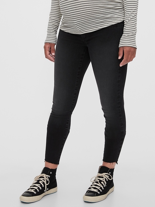 Image number 1 showing, Maternity Inset Panel Favorite Jegging