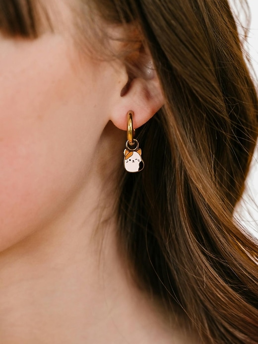 Image number 2 showing, Pierced Co Squishmallows Cam Charms for Huggie Earrings