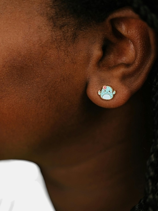 Image number 2 showing, Pierced Co Squishmallows Graciela Screwback Earrings