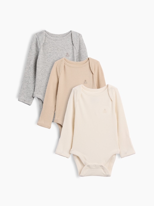 Image number 1 showing, Baby First Favorites TinyRib Bodysuit (3-Pack)