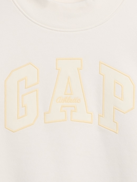 Image number 3 showing, Kids VintageSoft Oversized Mockneck Logo Sweatshirt