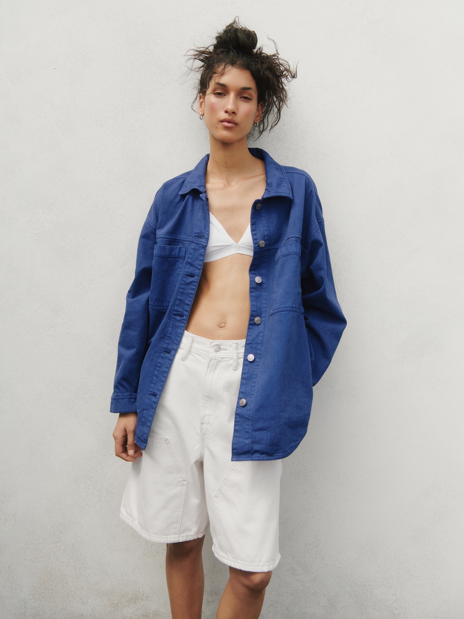 Oversized Shirt Jacket