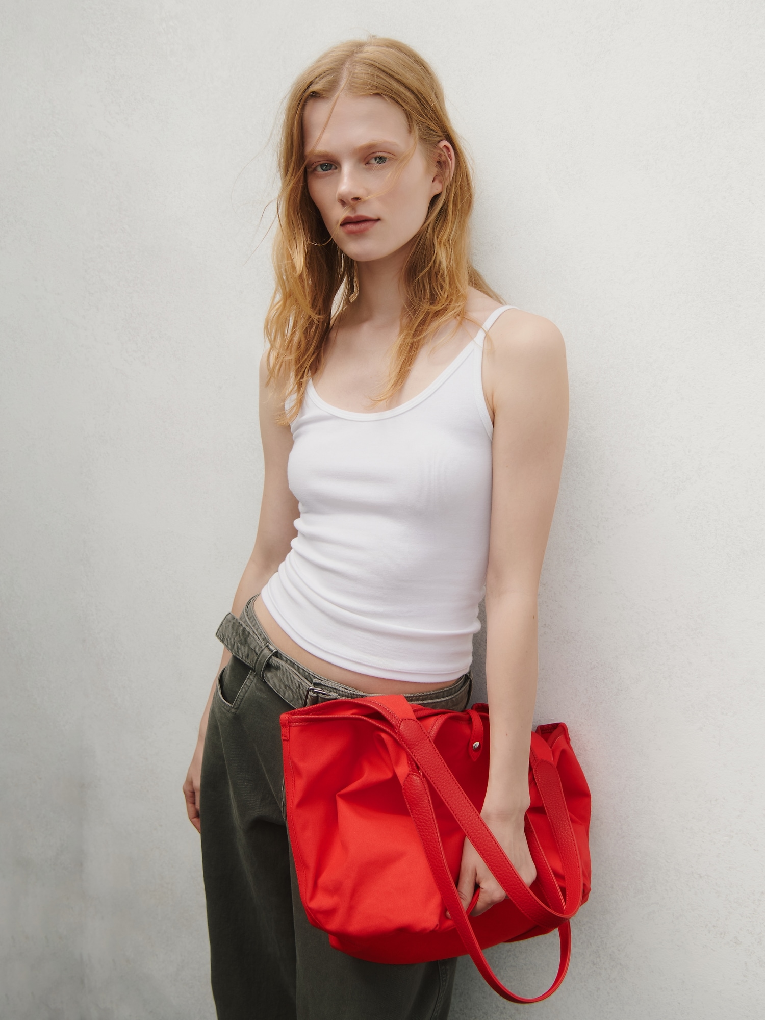 Canvas Slouchy Tote Bag