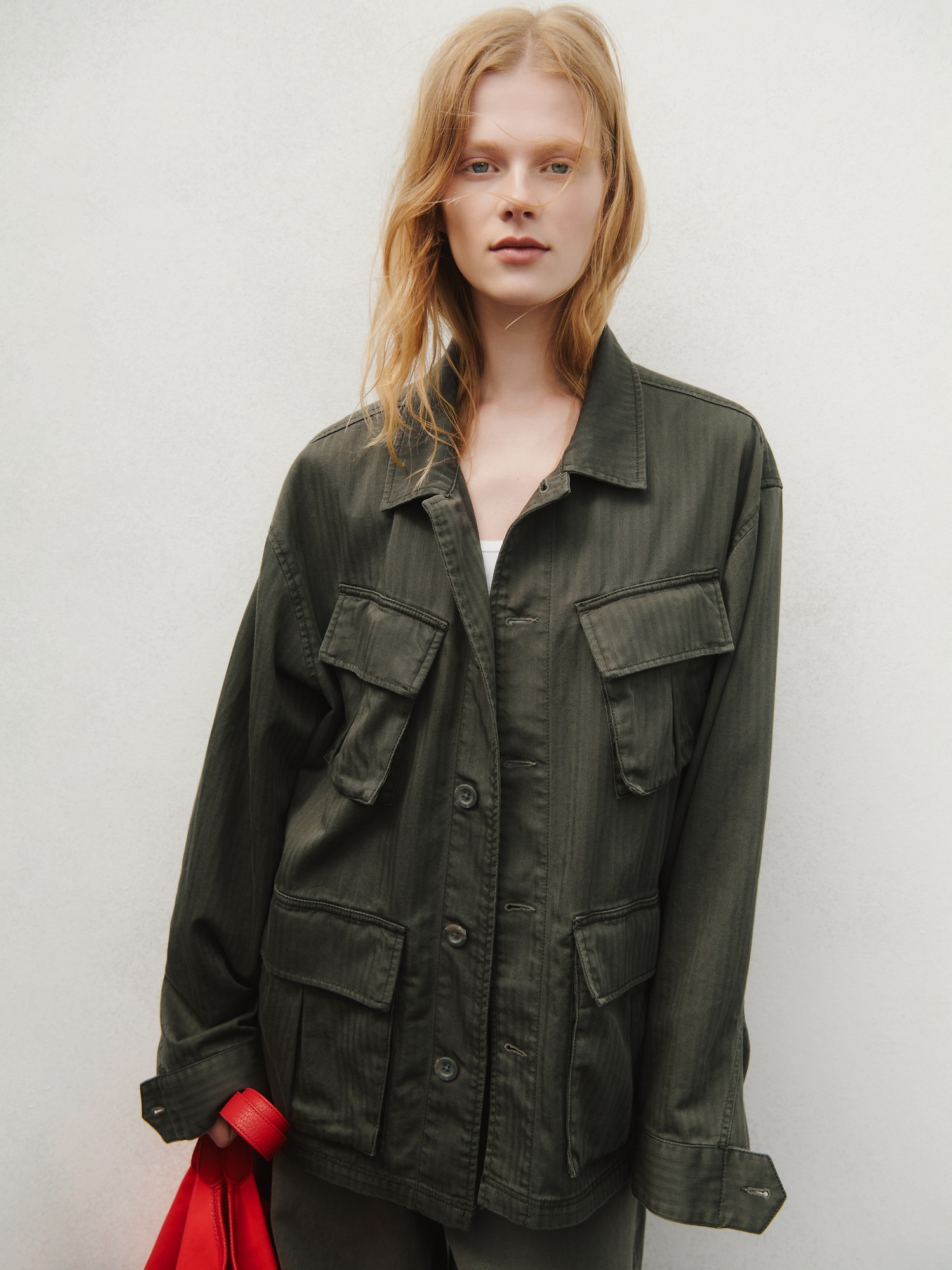 Женские куртки Gap Relaxed Field Jacket — фото 6
