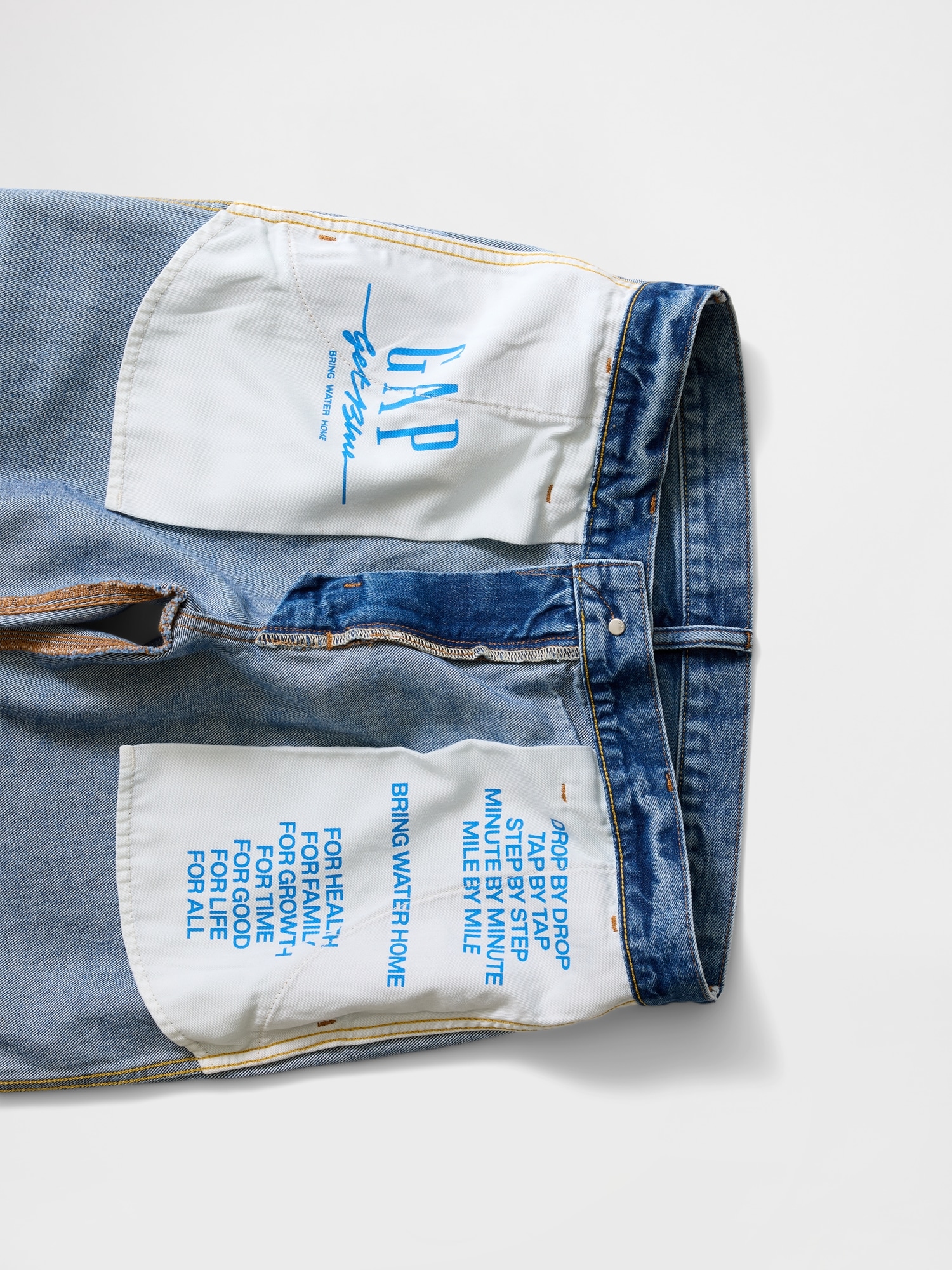 Get Blue Relaxed Straight Trouser Jeans