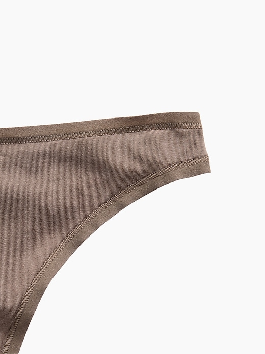 Image number 2 showing, Softest Organic Stretch Cotton Thong