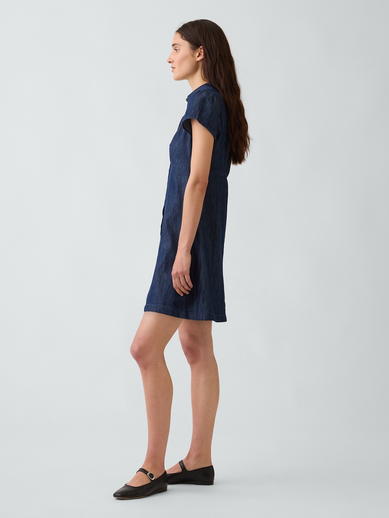 Gap Empire-Waist Mini Shirtdress — фото 2