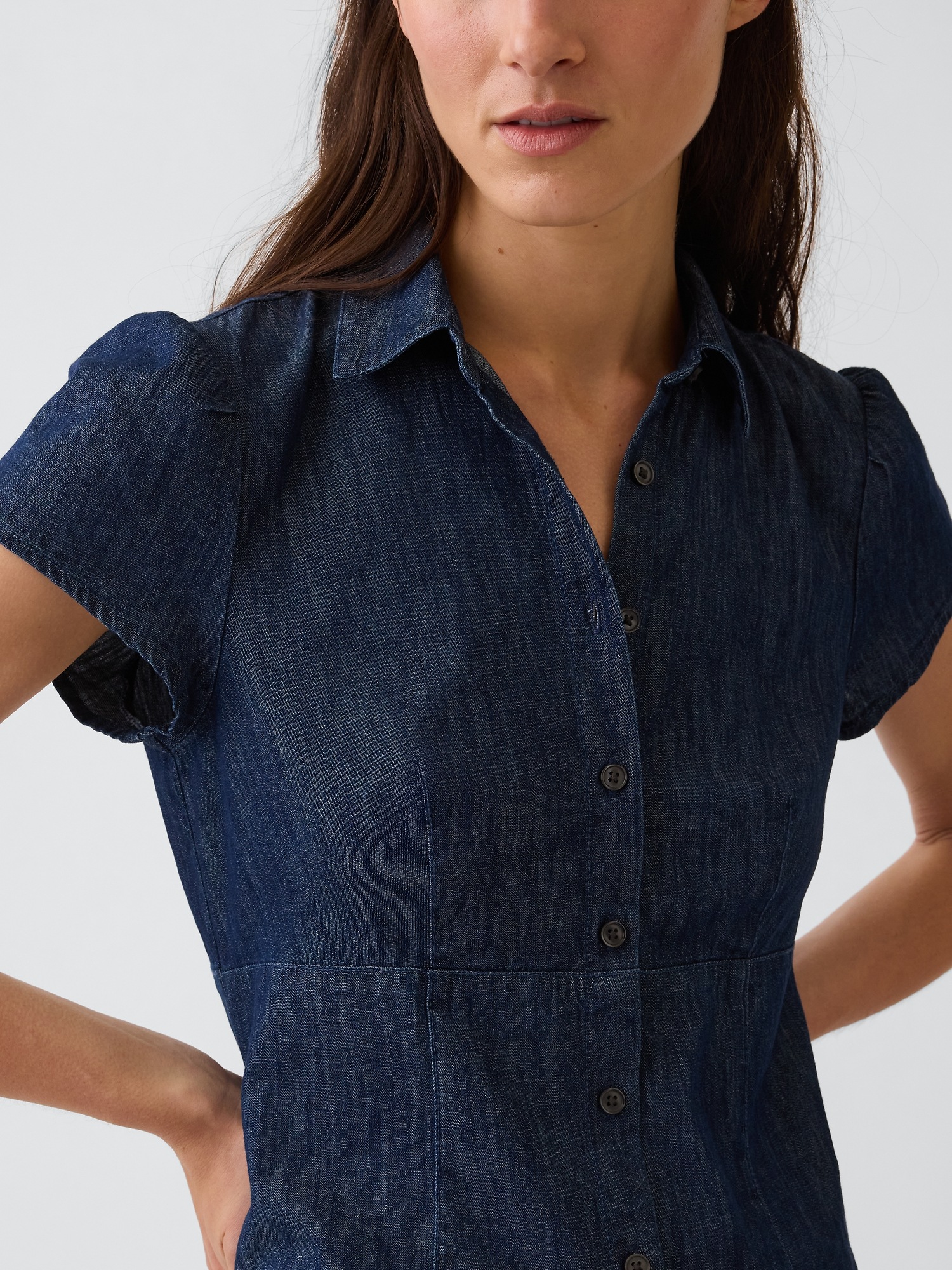 Gap Empire-Waist Mini Shirtdress — фото 3
