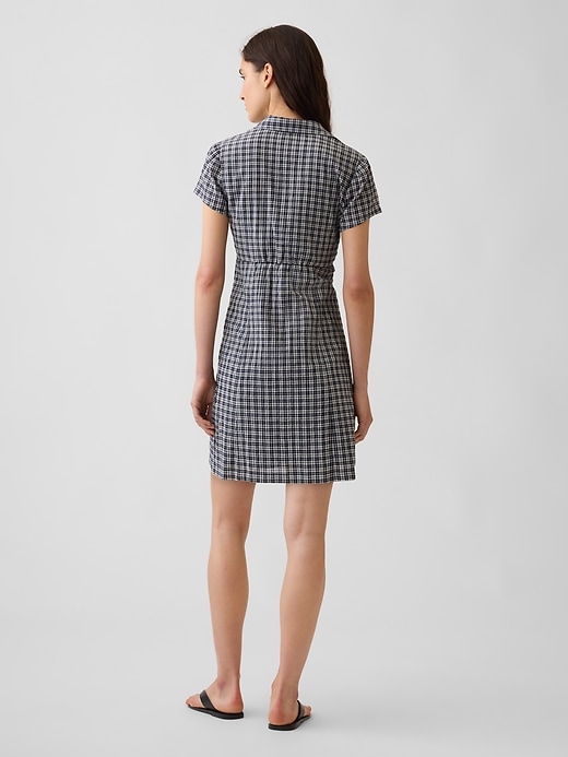 Image number 2 showing, Empire-Waist Mini Shirtdress