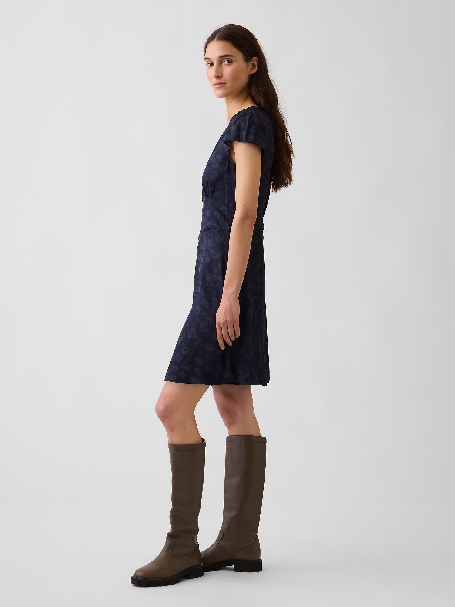 Gap V-Neck Print Mini Dress — фото 3