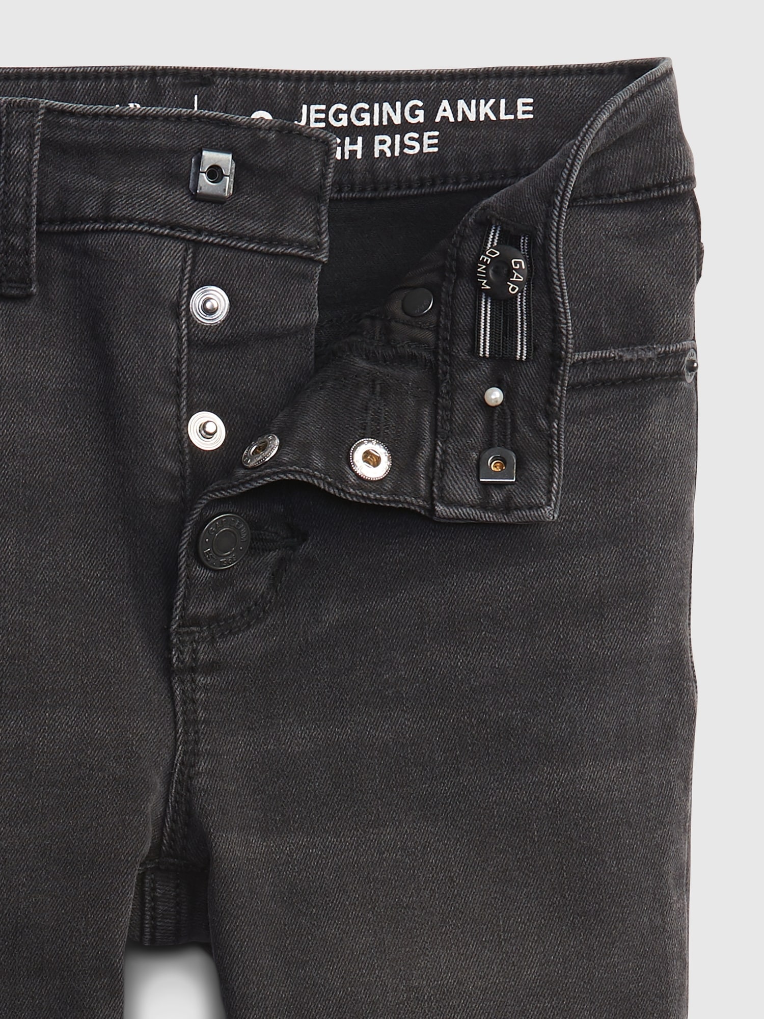 Детские джинсы Gap Kids High-Rise Distressed Ankle Jeggings — фото 3