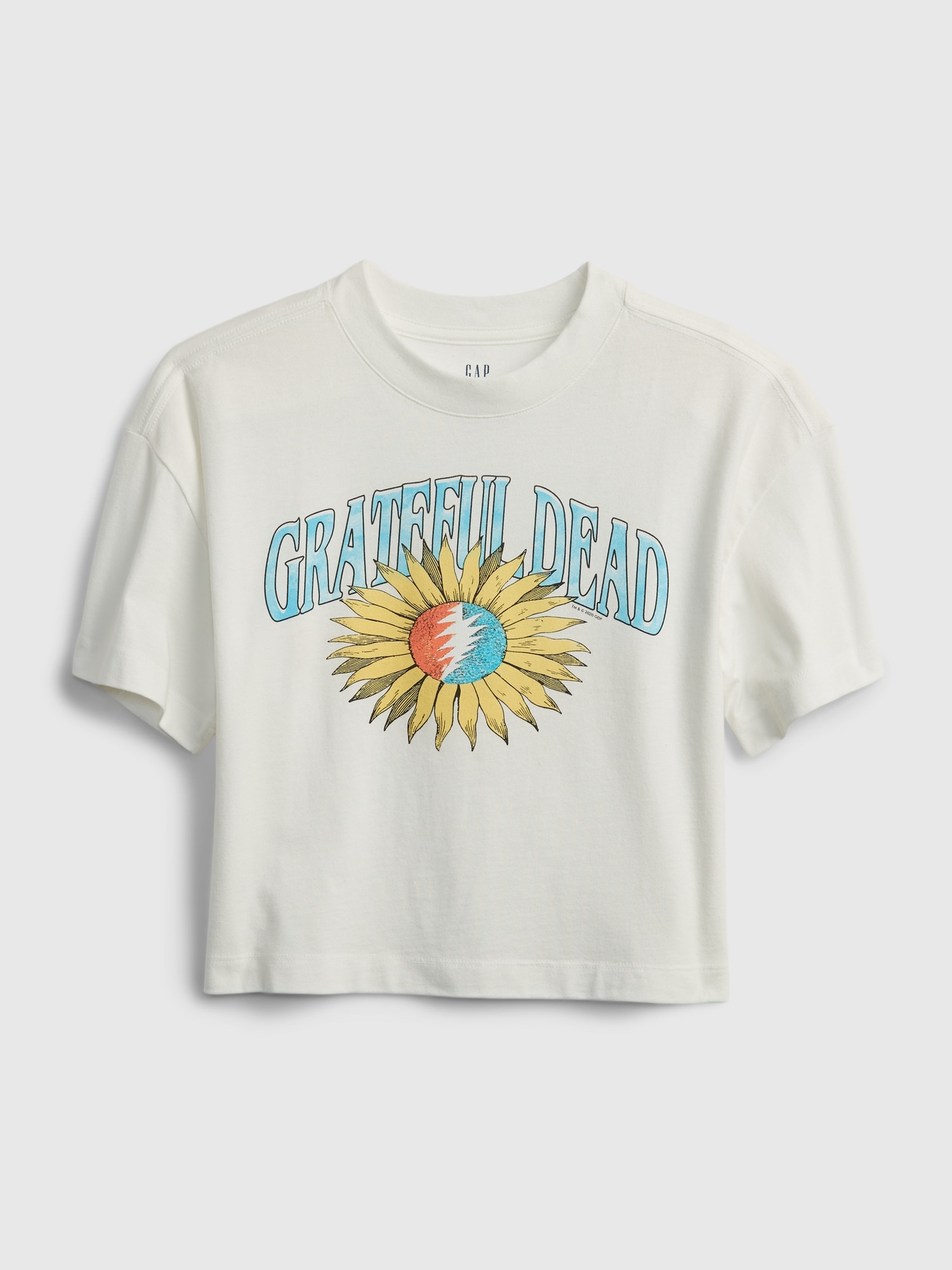 Детская футболка Gap Teen | Band Graphic, цвет: Молочный белый — фото 2