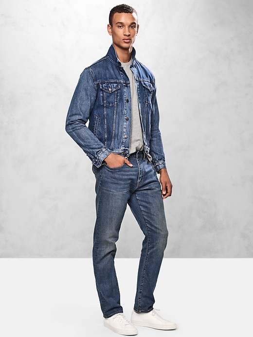 Image number 7 showing, Athletic Taper Jeans