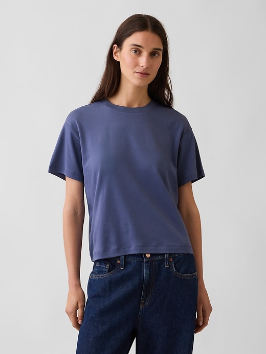 Image number 1 showing, Supima® Cotton Relaxed T-Shirt