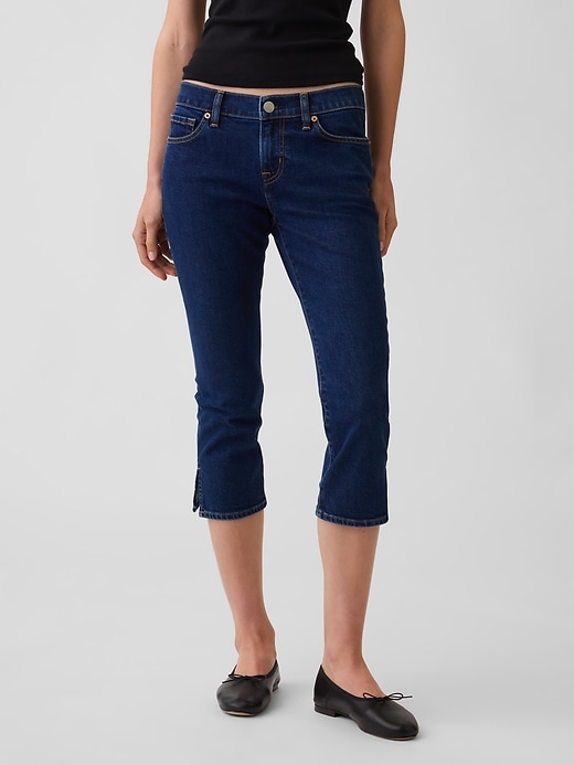 Image number 2 showing, Low Rise Capri Jeans