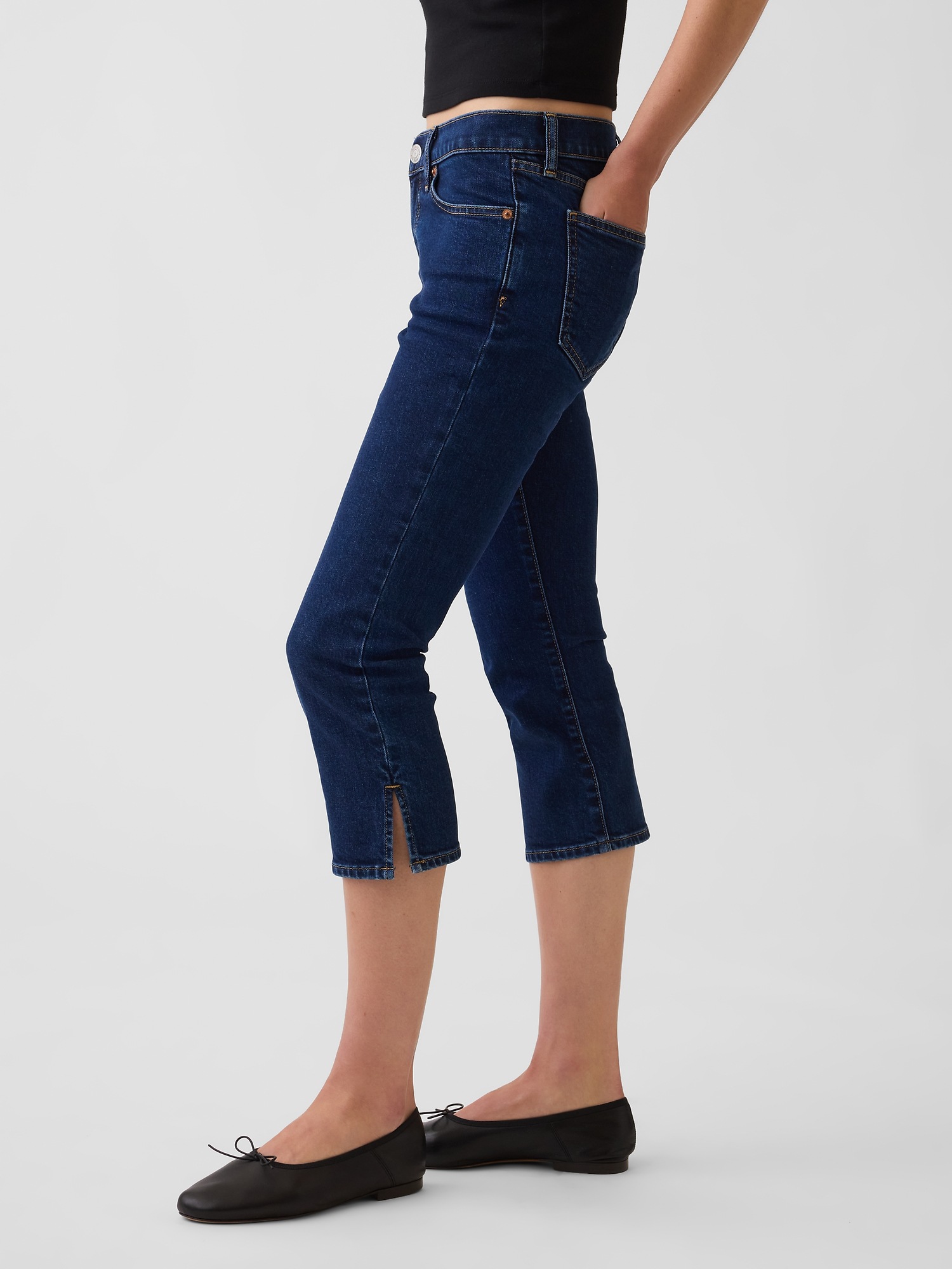 Женские джинсы Gap Low Rise Capri Jeans — фото 3