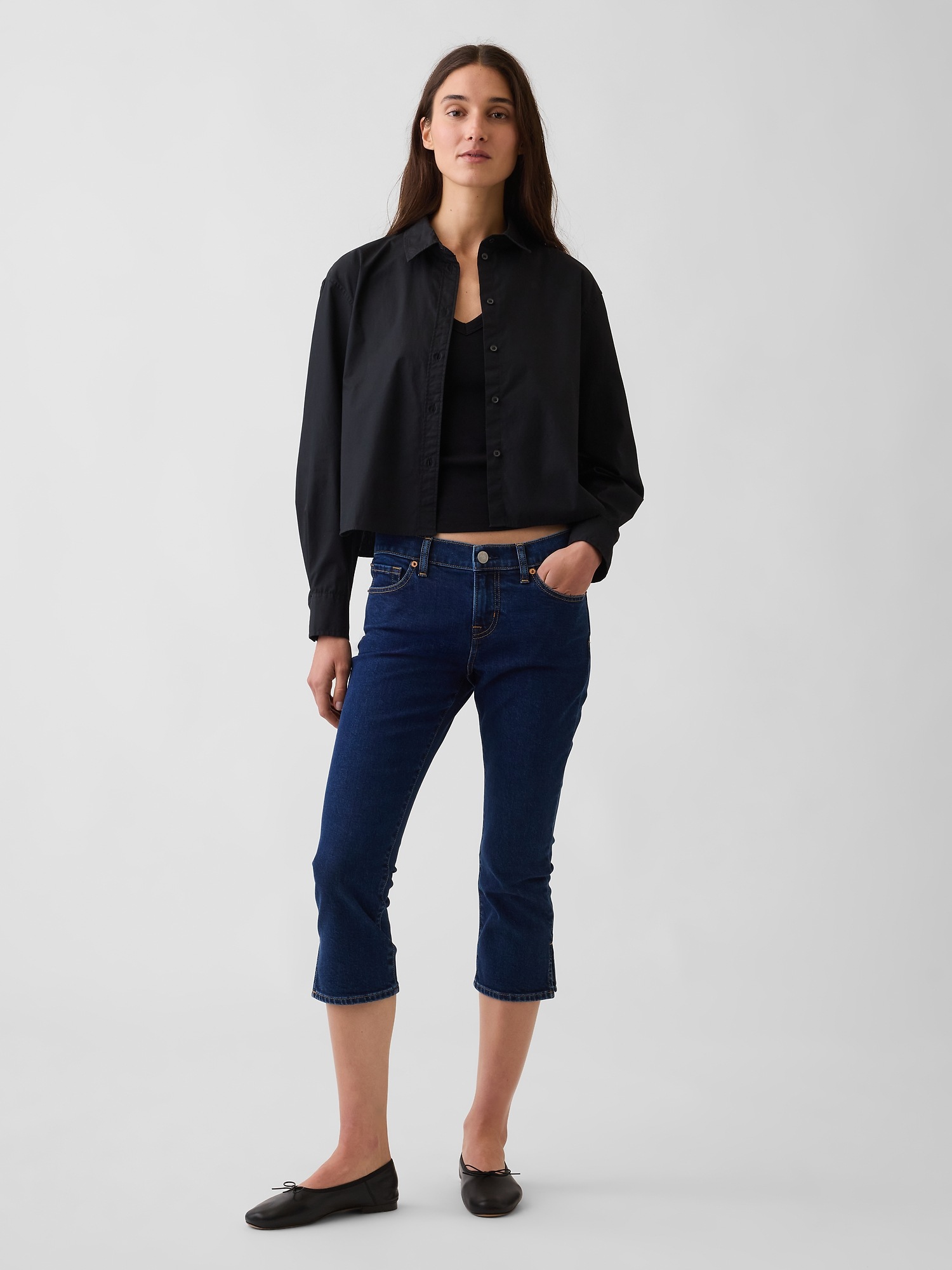 Женские джинсы Gap Low Rise Capri Jeans