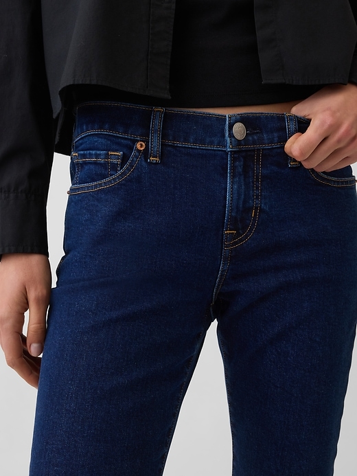 Image number 6 showing, Low Rise Capri Jeans
