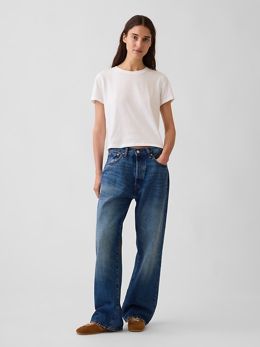 Image number 2 showing, 100% Cotton Authentic Shrunken T-Shirt