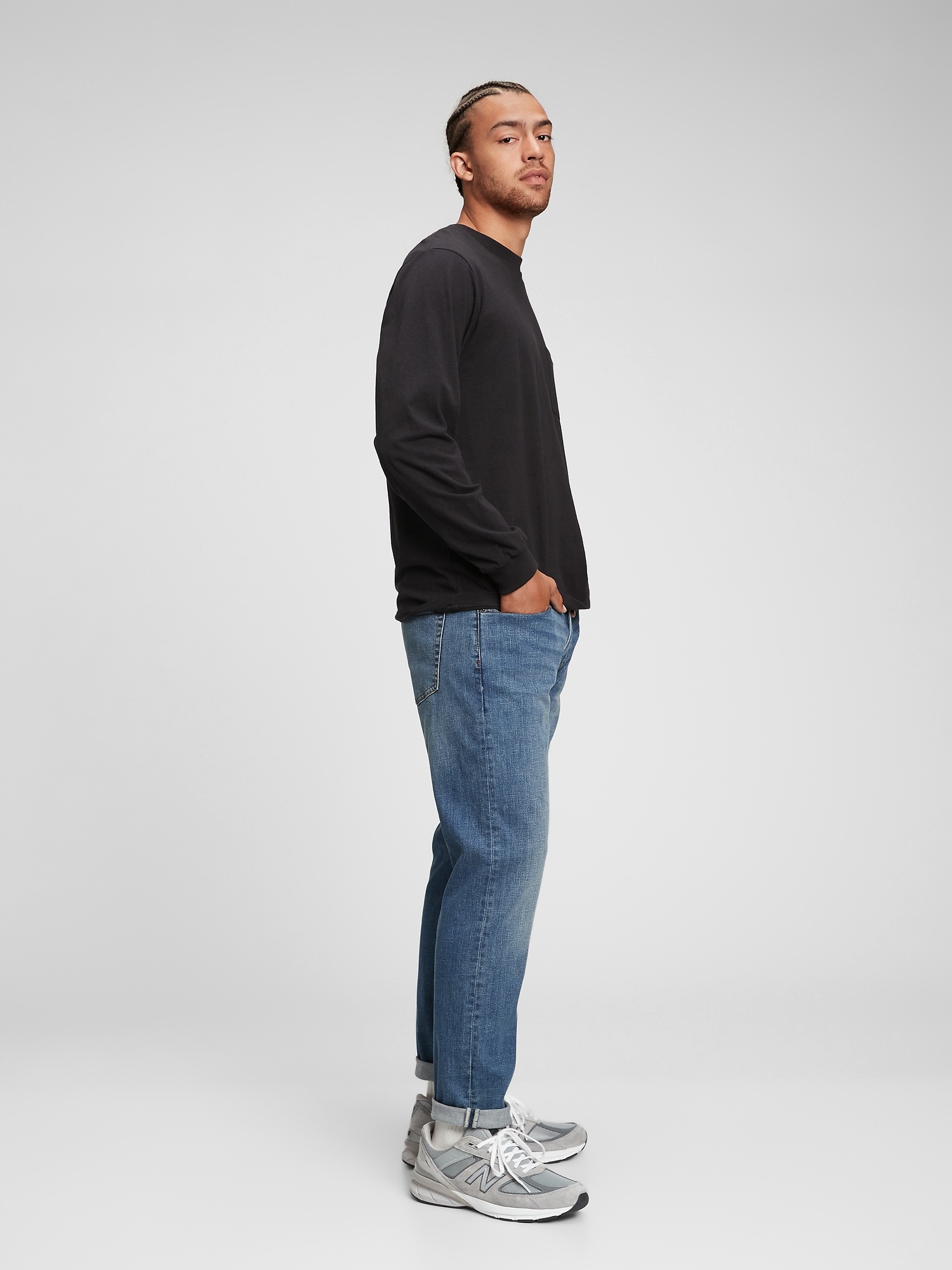 Мужские джинсы Gap Athletic Taper Jeans — фото 3