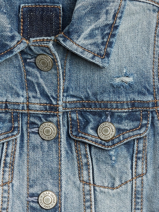 Image number 3 showing, Baby & Toddler Icon Denim Jacket